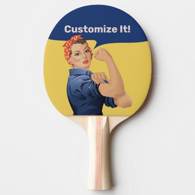 Raquette De Ping Pong Rosie the Riveter (Devant)