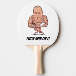 Raquette De Ping Pong Rotation de Poutine là-dessus