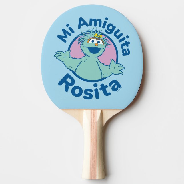 Raquette De Ping Pong Rue Sésame | Mi Amiguita Rosita (Devant)