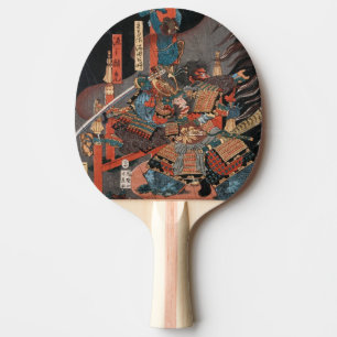 Raquette De Ping Pong Samurai Hero Minamoto no Yorimitsu