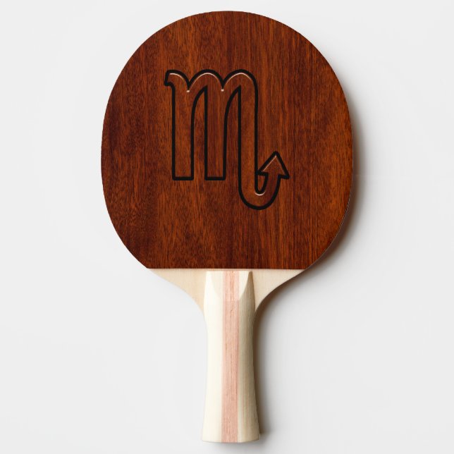Raquette De Ping Pong Scorpio Zodiac (Dos)