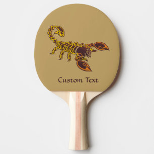 Raquette De Ping Pong Scorpion de noeud celtique