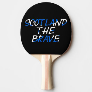Raquette De Ping Pong Scotland The Brave on Scottish Flag %