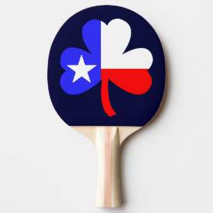 Raquette De Ping Pong Shamrock du Texas