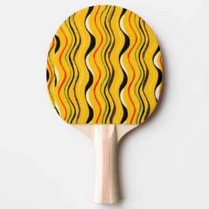 Raquette De Ping Pong Shima-Shima, motif coloré,