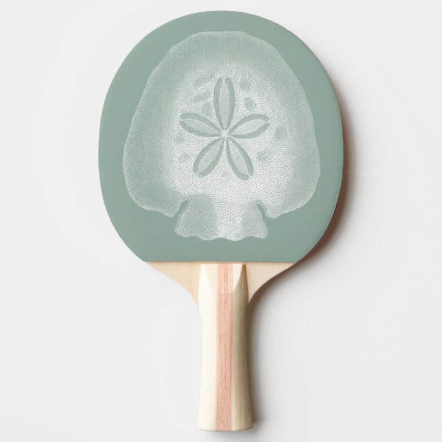 Raquette De Ping Pong Silhouette Dollar De Sable (Devant)