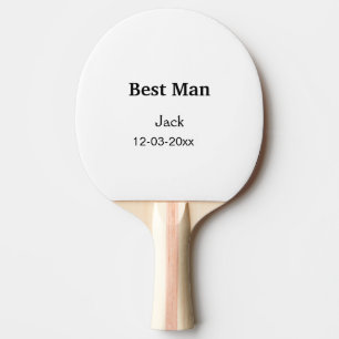 Raquette De Ping Pong SIMPLE MINIMAL ajouter votre nom personnalisé meil
