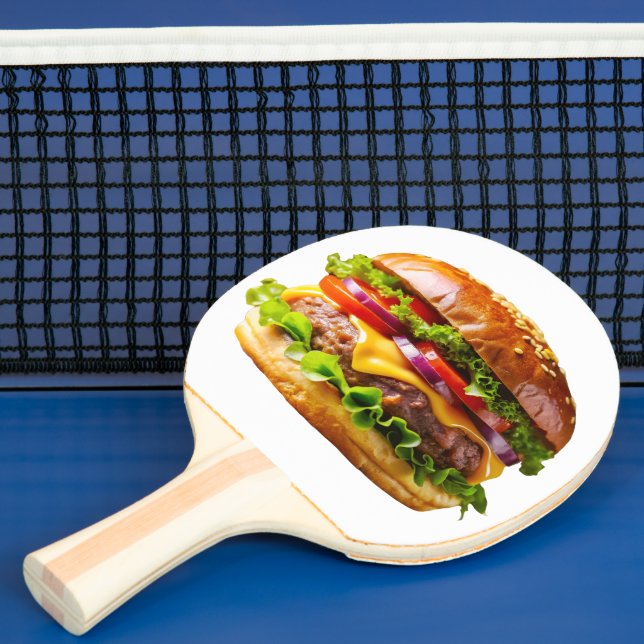 Raquette De Ping Pong SlipperyJoe's mouthwatering cheeseburger crispy ba (Insitu)
