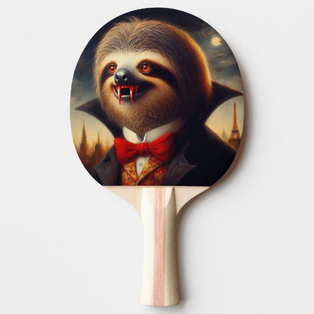 Raquette De Ping Pong Sloth Vampire (Devant)