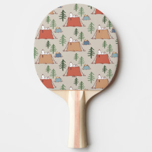 Raquette De Ping Pong Snoopy & Woodstock Go Camping Motif