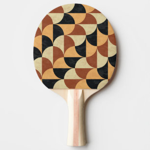 Raquette De Ping Pong Sol en marbre ancien, texture géométrique transpar
