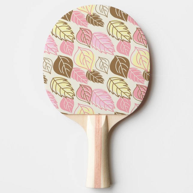 Raquette De Ping Pong Splendor d'automne : Motif sans feuille (Devant)