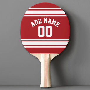 Raquette De Ping Pong Sports Jersey with Your Name and Number