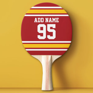 Raquette De Ping Pong Sports Team Football Jersey Nom personnalisé Numér