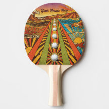 Style Soixante-dix, Tennis de Table Sportif Rétro