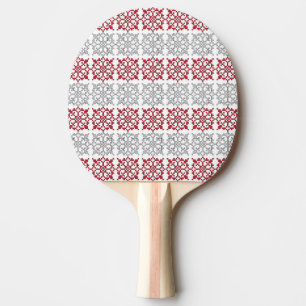 Raquette De Ping Pong SUN traditionnel letton motif géométrique I