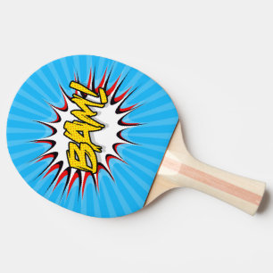 Raquette De Ping Pong Super Héros Classic Bam ! Bulle d'action