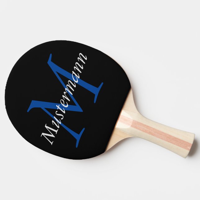 Raquette De Ping Pong SW personnalisée avec monogramme (Côté)