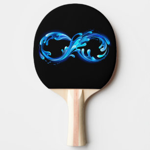 Raquette De Ping Pong Symbole Infini d'Eau Claire Froide