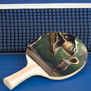 Raquette De Ping Pong T-rex Faites Face À Vos Craintes,