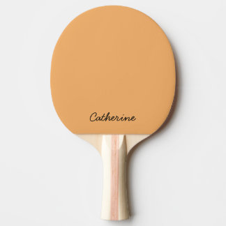 Raquette De Ping Pong Tendance Couleur Doux Orange Ping Paddle