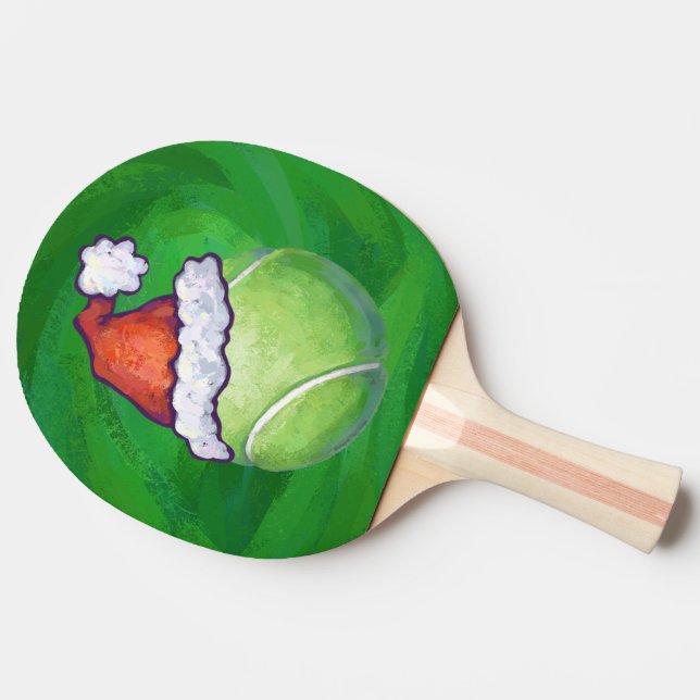 Raquette De Ping Pong Tennis Ball Christmas Green (Côté)