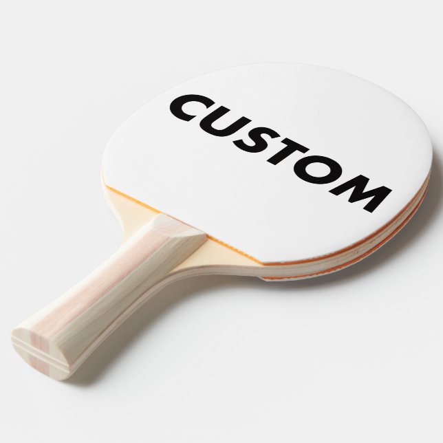 Raquette De Ping Pong Tennis de table personnalisé avec impression compl (Dos Angle)