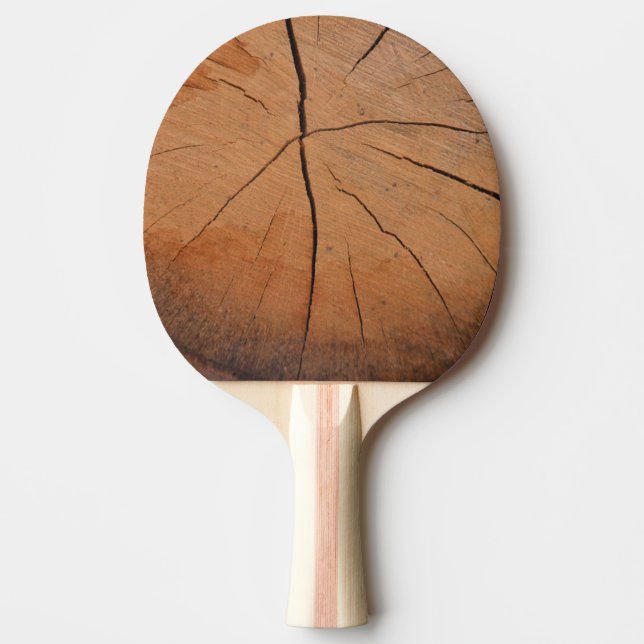 Raquette De Ping Pong texture bois (Devant)