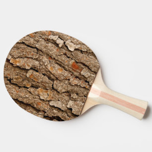 Raquette De Ping Pong Texture de l'écorce d'arbre