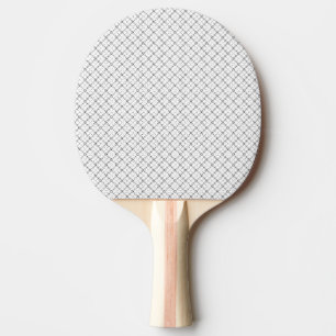 Raquette De Ping Pong Texture géométrique monochrome Look en diamant inc