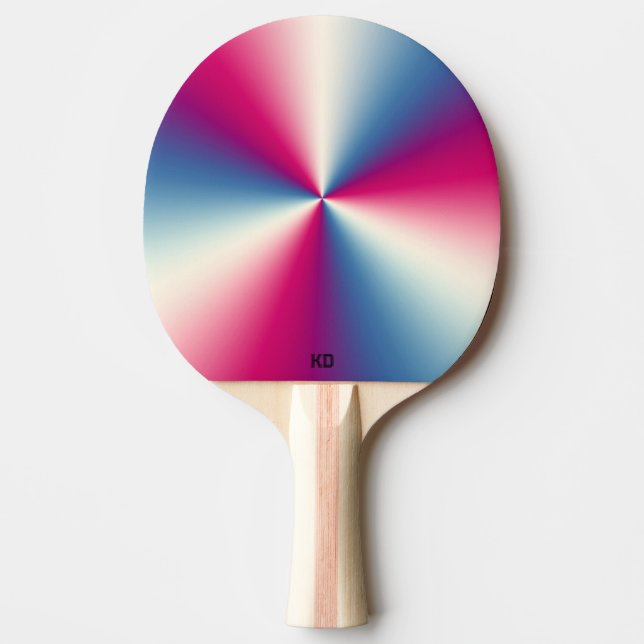 Raquette De Ping Pong Texture métallique brillante (Devant)