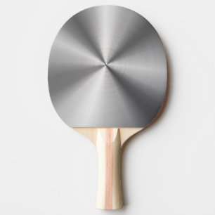 Raquette De Ping Pong Texture radiale métallique personnalisée