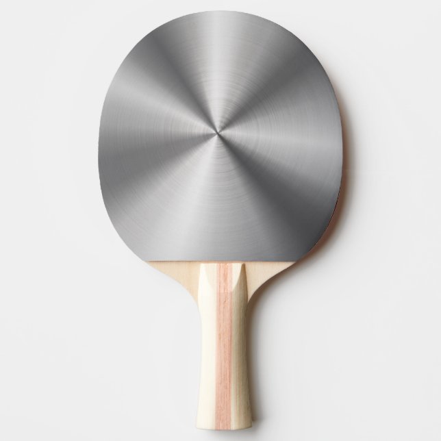 Raquette De Ping Pong Texture radiale métallique personnalisée (Devant)