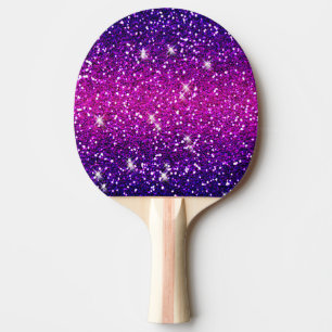 Raquette De Ping Pong Texture rose pourpre d'étincelles de parties
