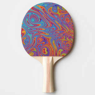 Raquette De Ping Pong textures psychodeliques