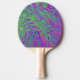 Raquette De Ping Pong textures psychodeliques