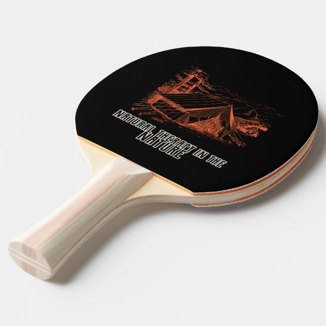 Raquette De Ping Pong Thérapie naturelle dans la nature (Devant Angle)