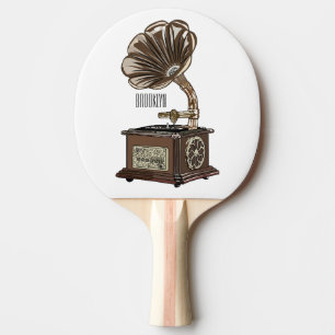 Raquette De Ping Pong Tourne-disque dessin animé