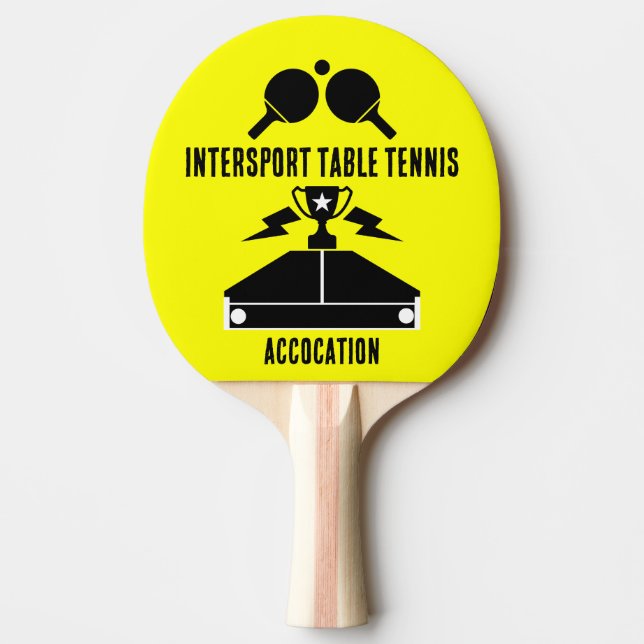 Raquette De Ping Pong Tournoi de tennis de table (Devant)