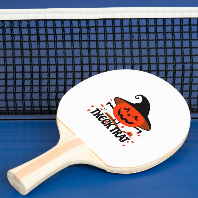 Raquette De Ping Pong Treck Trat Citrouille Sourire (Insitu)