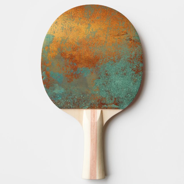 Raquette De Ping Pong Trendy Rich Copper Patina Metallic (Devant)