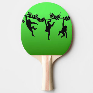 Raquette De Ping Pong Troupe de singes