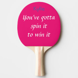 Raquette De Ping Pong Tu dois le tourner