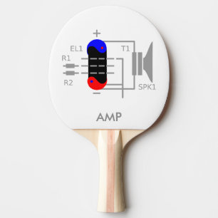 Raquette De Ping Pong Tube d'amplification
