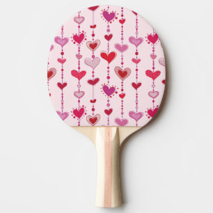 Raquette De Ping Pong Tuiles de coeur