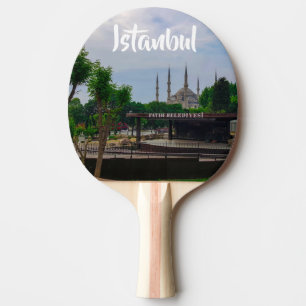 Raquette De Ping Pong Turquie Istanbul Cityscape Street Architecture