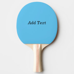 Raquette De Ping Pong Turquoise Ajouter un Modèle personnalisé de texte