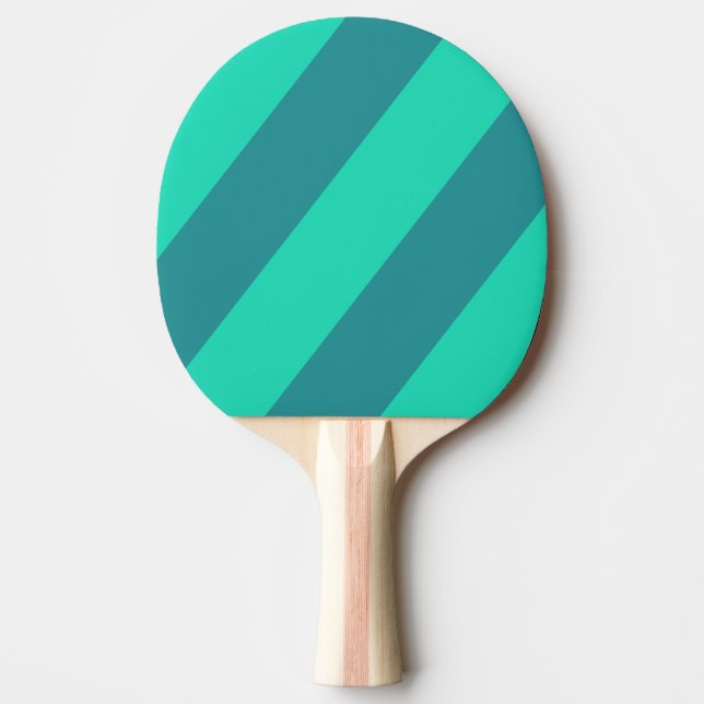 Raquette De Ping Pong Turquoise Beach Breeze Gras Stripes (Devant)