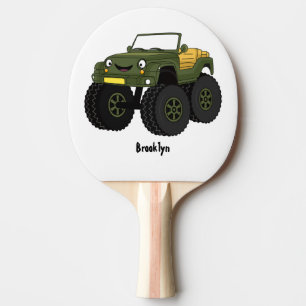Raquette De Ping Pong Un Green Monster truck