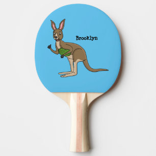 Raquette De Ping Pong Une jolie illustration de kangourou australien